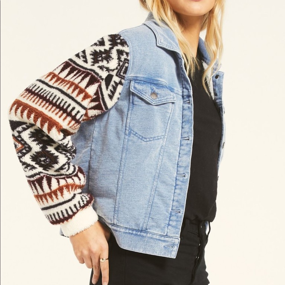 Z-Supply “Gia Knit Denim Jacket”